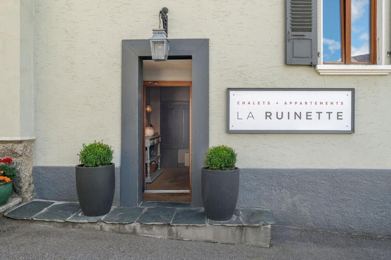 La Ruinette - Boutique Apartments Le Châble Eksteriør bilde